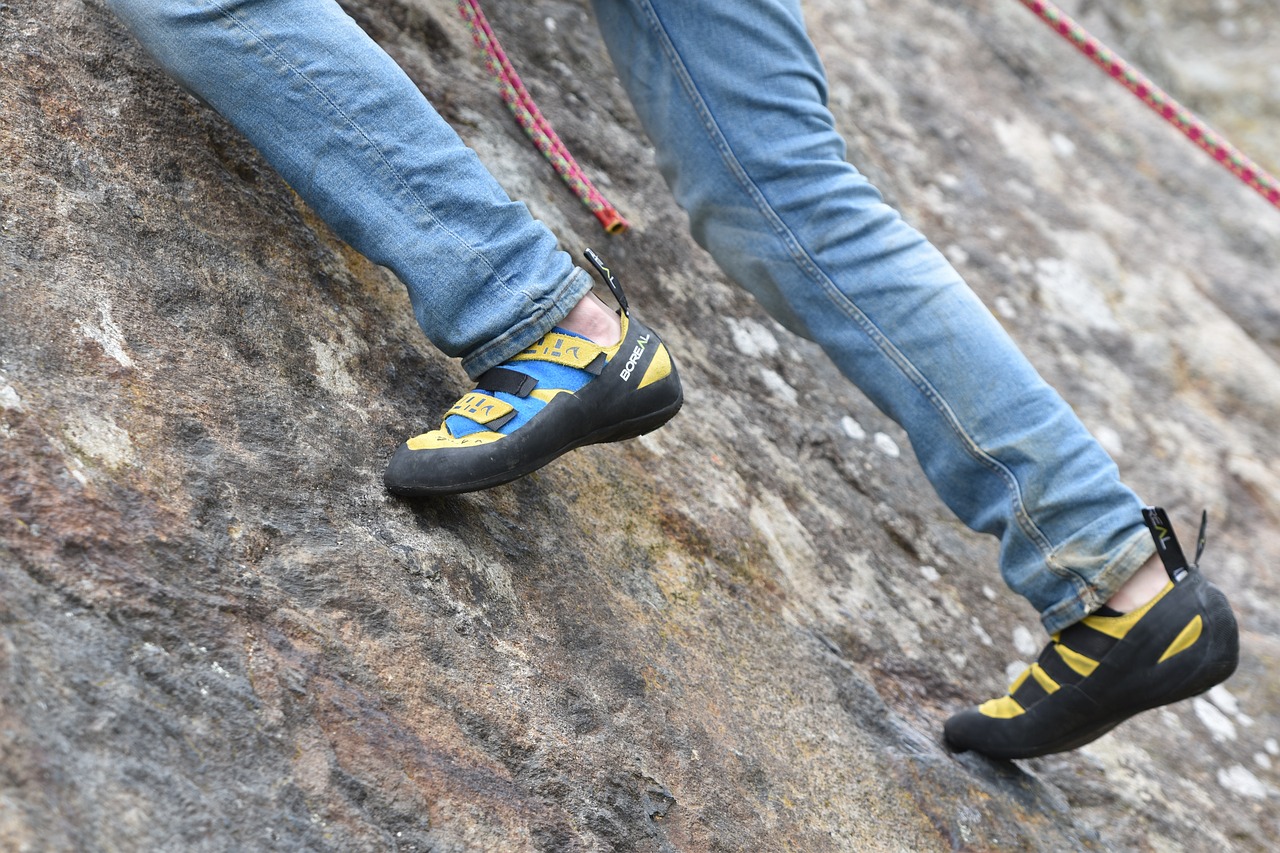 climbing shoes, climbing, mountaineer-6154506.jpg
